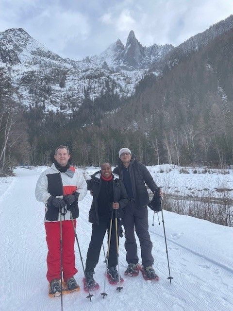Snow walking · Mont Blanc