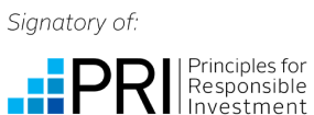 Signatory ofL PRI (Principles for Responsible Investment)